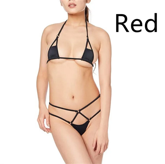Women's Sexy Pajamas Bikini Swimsuit Set Red - Shop at LoveMi