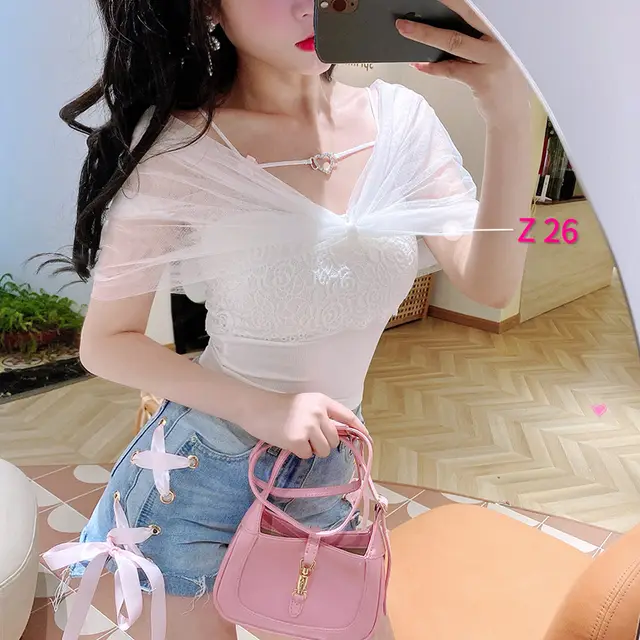Fashionable Women's Flared Sleeve Sling Cardigan Top Z26 - Shop at LoveMi