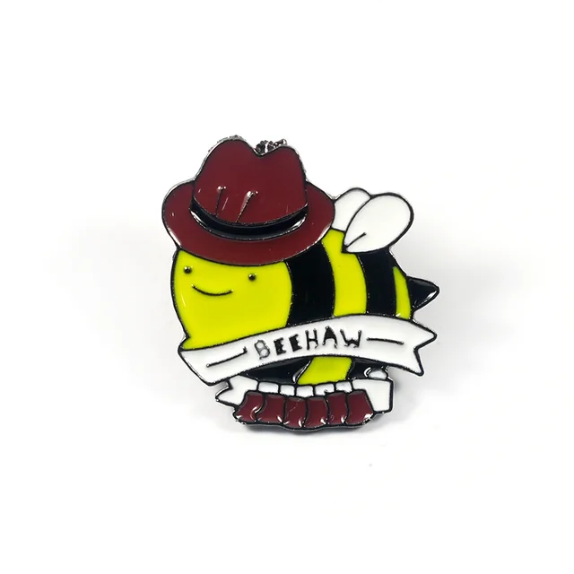 Cartoon Cute Animal Brooch Badge Accessory Bee - Shop at LoveMi