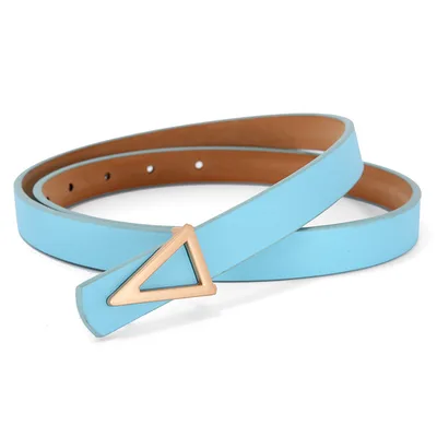 Ladies Fashion Dress Casual Jeans Belt Blue - Shop at LoveMi