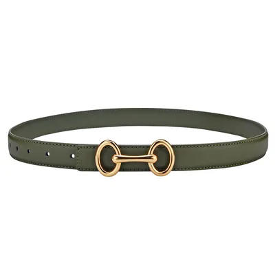 All match Belt Jeans Dress Collocation Green - Shop at LoveMi