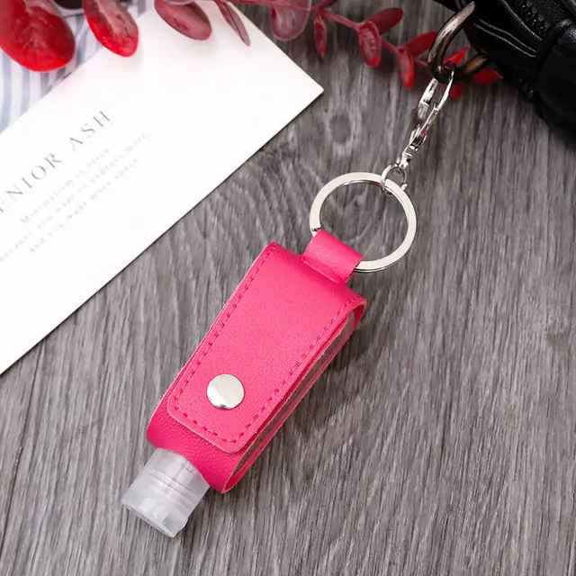 Sterilized Water Bottle Cover Keychain Storage Rose Red - Shop at LoveMi