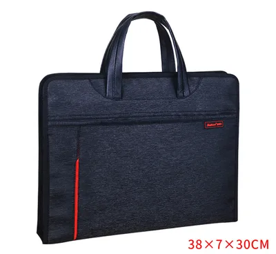 File Bag Large Capacity Waterproof Briefcase Canvas Casual - Shop at LoveMi