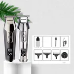 Men's Fader Gradient Hair Salon USB Charging Hair Clipper - Silver