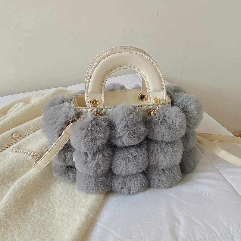 Design Single Shoulder Bag Western Style Messenger Bag Grey - Shop at LoveMi