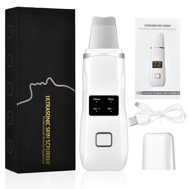 Vibration Massage Introduction Instrument Cleans Pores And Acne Beauty White - Shop at LoveMi