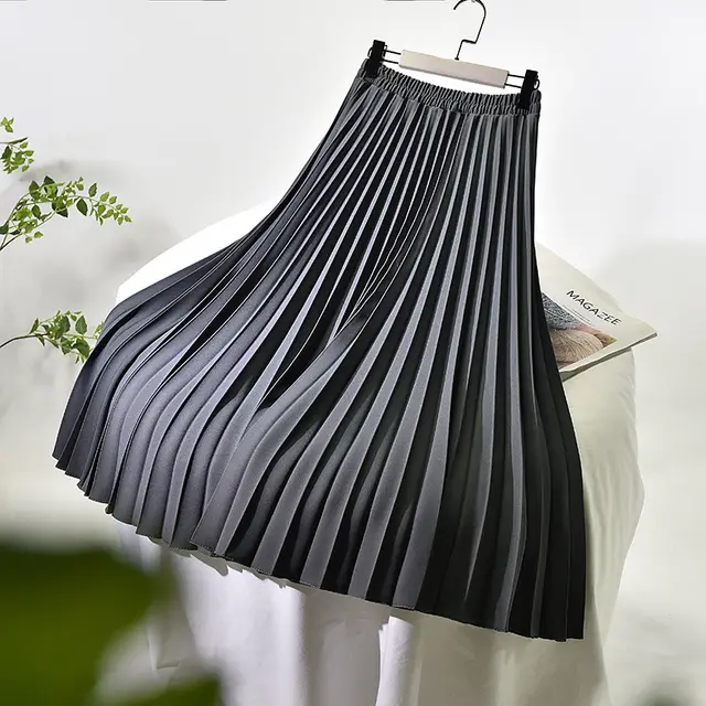 Women's New All match Thick Thermal Insulation Skirt Dark Grey - Shop at LoveMi