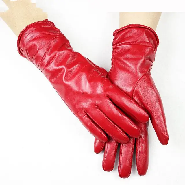 Simple And Retro Riding With Velvet Warm In Winter Red - Shop at LoveMi