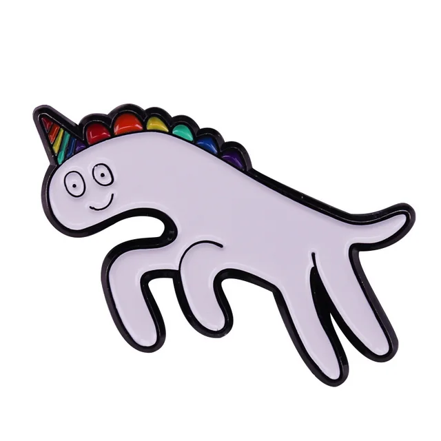 Interesting Fashionable Slogan Creative Alloy Brooch 2 Style - Shop at LoveMi