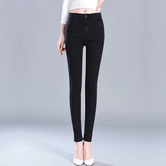 Summer Skinny Peach Hip Pencil Pants 101Black - Shop at LoveMi