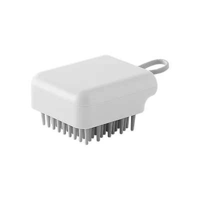 Pet Dog Cat Bath Brush Comb Multifunctional Brush Hair Fur Grooming Massaging Washing Comb Wet And Dry Remove Hair Knots White - Shop at LoveMi