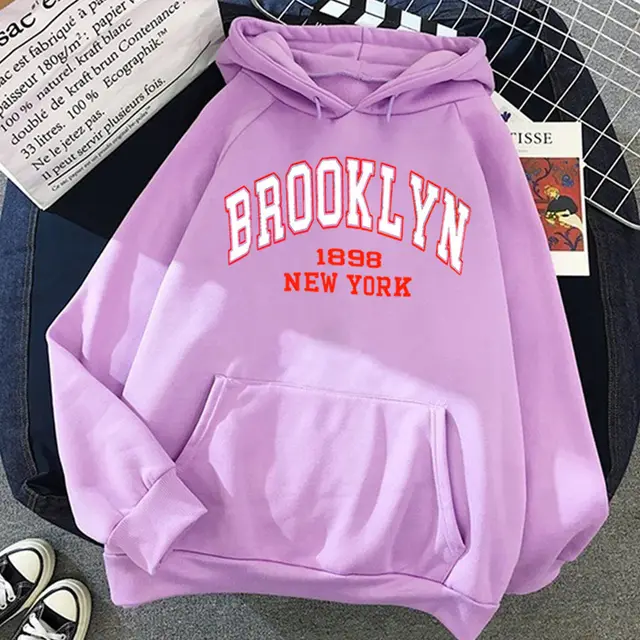 Printed Sports Plus Fleece Hooded Sweatshirt 12 Style - Shop at LoveMi