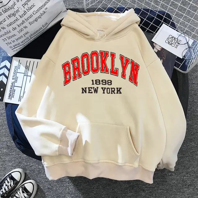 Printed Sports Plus Fleece Hooded Sweatshirt 2 Style - Shop at LoveMi