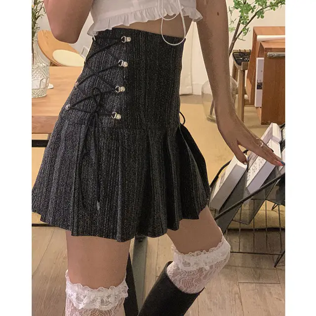 Details Knock Chic, This Is The Pleated Skirt That Hot Girls Should Wear Half Skirt - Shop at LoveMi
