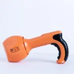 Pet Shoveling Excrement To Pick Up The Toilet - Orange