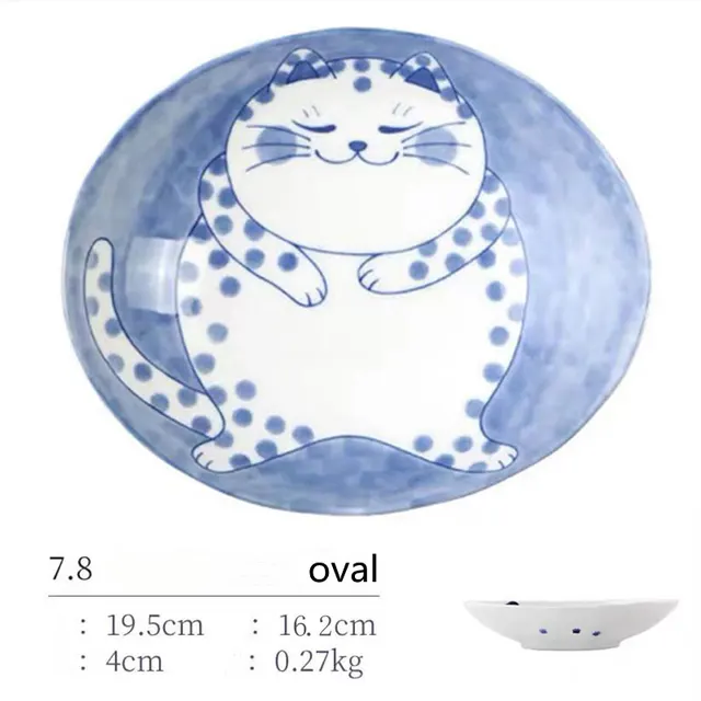 Japanese Style Cat Ceramic Japanese Bowl H4 - Shop at LoveMi