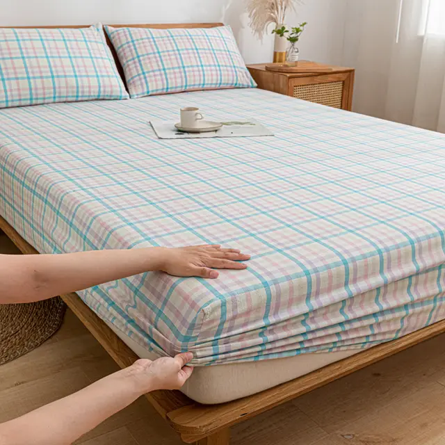 All Inclusive Dust Proof Anti Slip Mattress Cover Ice Cream Blue - Shop at LoveMi