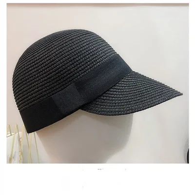 Women's Beach Sunscreen Sunshade Face Hat Black - Shop at LoveMi