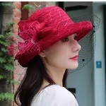 Curly Top Hat Travel Sun Protection Breathable Sun Hat - 10 Style