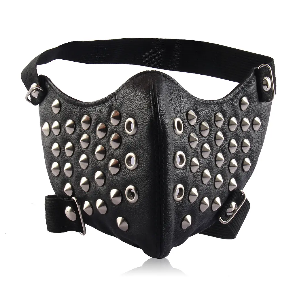 Trendy Face Mask Bright Skin Snake Pattern - Rivet Type - View 1