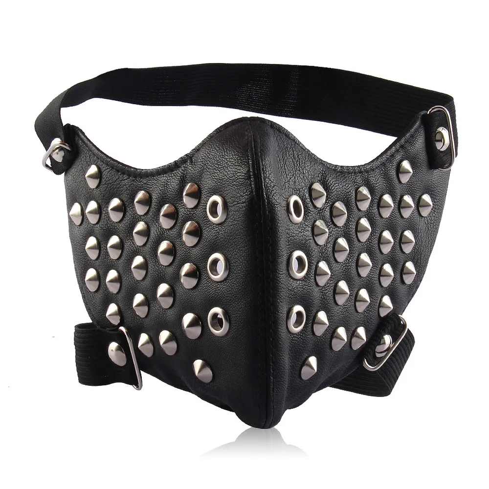Trendy Face Mask Bright Skin Snake Pattern - Rivet Type