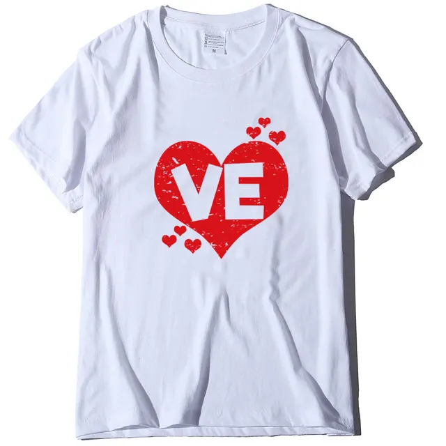 Valentine's Day LOVE Heart Letter Red Ve White - Shop at LoveMi