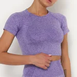 Short Sleeve Purple