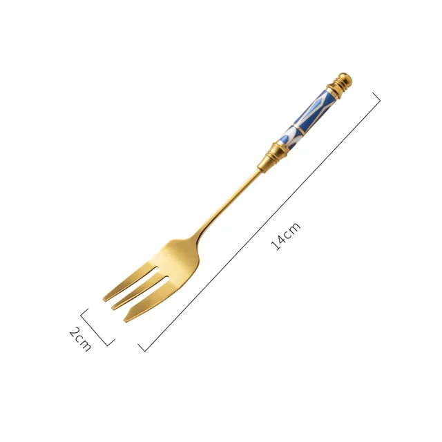 Stainless Steel Dessert Fork Cute Cake - Shop at LoveMi