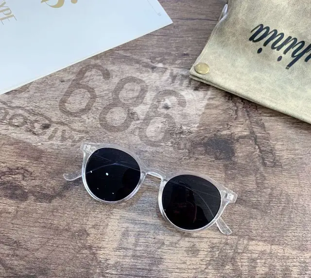 Children's All match Korean Style Parent child Textured Sunglasses Transparent - Shop at LoveMi