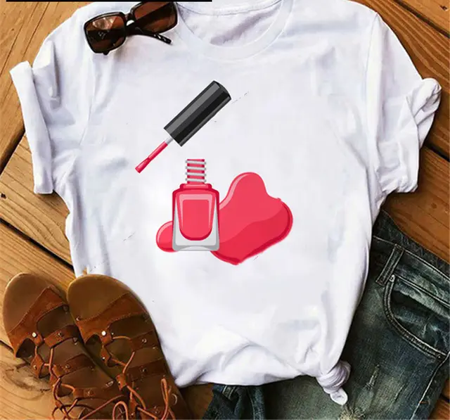 Collar Loose Fashion Casual Ladies T Shirt Short Sleeve 32500White - Shop at LoveMi