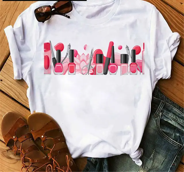 Collar Loose Fashion Casual Ladies T Shirt Short Sleeve 32505White - Shop at LoveMi
