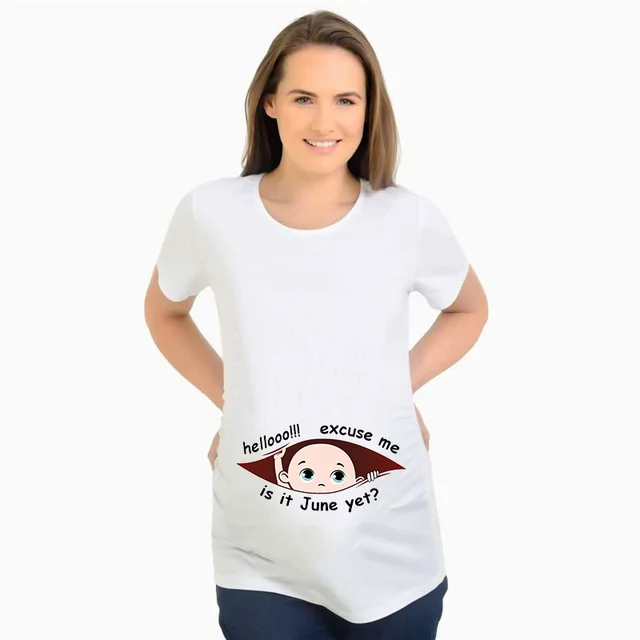 Baby Print Short Sleeve T shirt Women's Top Baibao June - Shop at LoveMi