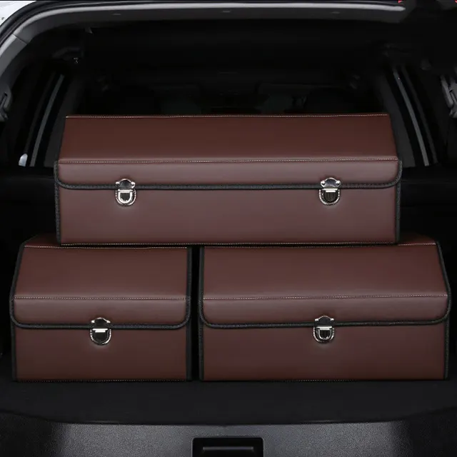 Trunk Foldable Car Storage Box Custome Flat Coffee - Shop at LoveMi