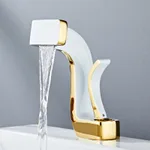 White With Gold