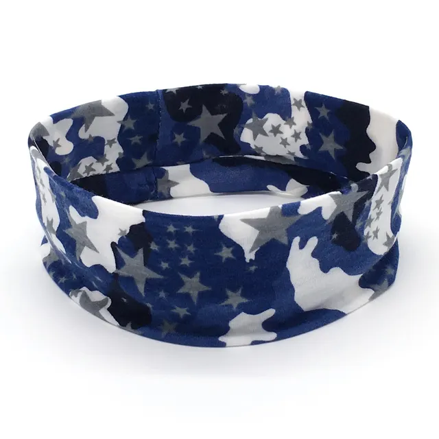 Sports Yoga Cotton Headband Camo Stretch Style9 - Shop at LoveMi