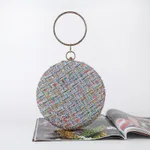 Dinner Handmade Small Fragrance Clutch Bag - Blue