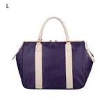 Retro Short Travel Bag Women's Size Light Storage - Purple