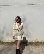 Minority Temperament Light Luxury Thin Chic Spring And Summer Dress - Apricot