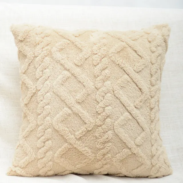 Living Room Car Retro Soft Fluffy Pillow Cushion Beige - Shop at LoveMi