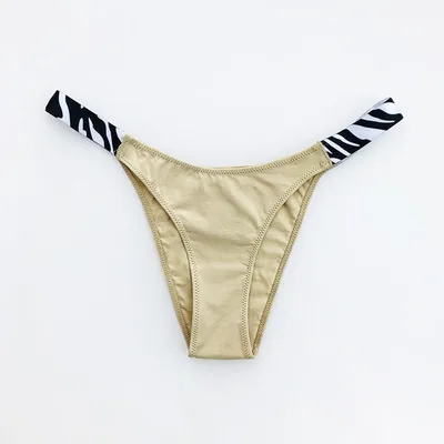 New European And American Women's V shaped Half Hip Briefs Apricot - Shop at LoveMi