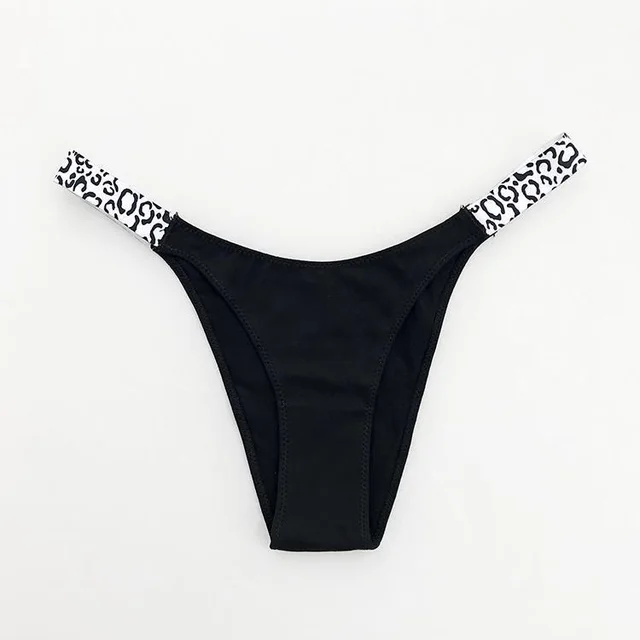 New European And American Women's V shaped Half Hip Briefs Black Cribbed Belt - Shop at LoveMi