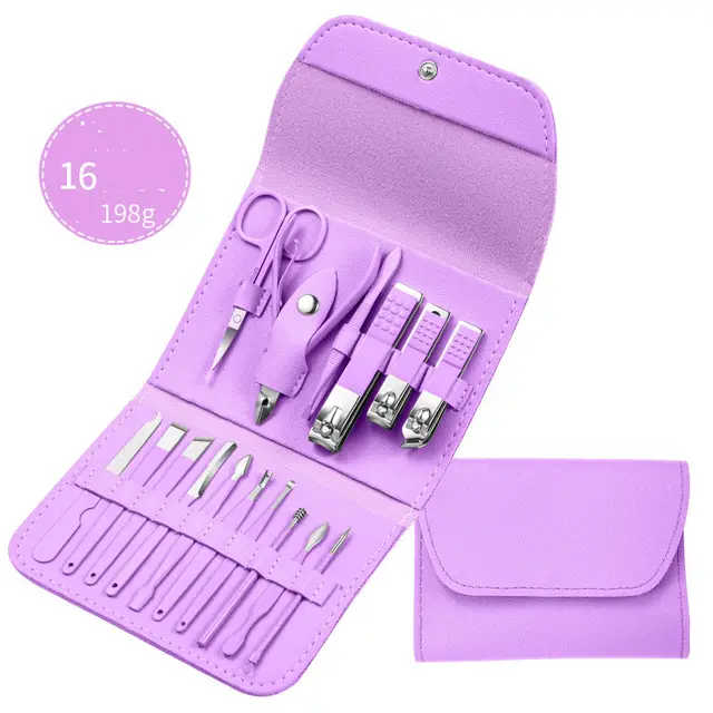 Professional Scissors Nail Clippers Set Ear Spoon Dead Skin Pliers Nail Cutting Pliers Pedicure Knife Nail Groove Trimmers 19Style - Shop at LoveMi