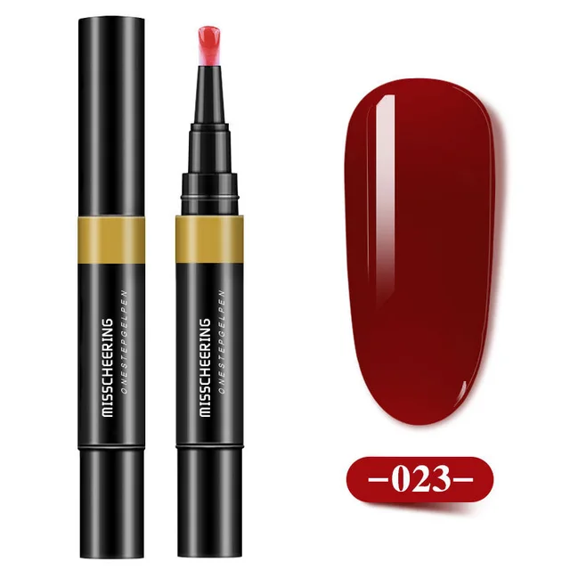 One step Glue Three in one Nail Polish Glue Pen Lazy Long lasting Phototherapy Glue Nail Manicure Onestep Glue23 - Shop at LoveMi