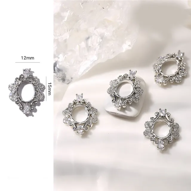 Creative Diy Three dimensional Retro Nail Drill Silver - Shop at LoveMi