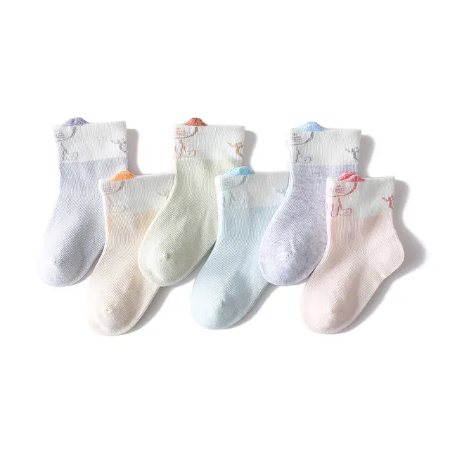 Children's Socks Cartoon Three dimensional Baby Thin Cotton 2Color - Shop at LoveMi