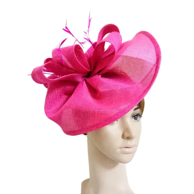 Exaggerated European And American Wind Cover Mesh Hair Accessories Fashion Bride Wedding Accessories Rose Red - Shop at LoveMi