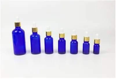 Small Sample Bottle Dropper Bottle Transparent Blue - Shop at LoveMi