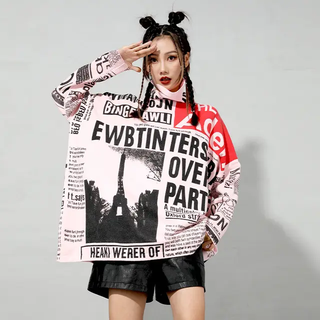 Women's New Style Knitted Sweater Letter Printing Slim Plus Size Sweater Red - Shop at LoveMi