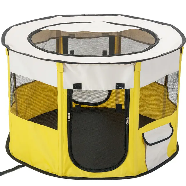 Cat Delivery Room Folding Closed Tent Yellow - Shop at LoveMi