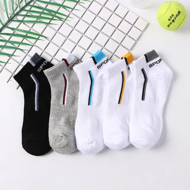 Boat Socks Plus Size Men's Cotton Leisure Sports Mixed Color - Shop at LoveMi
